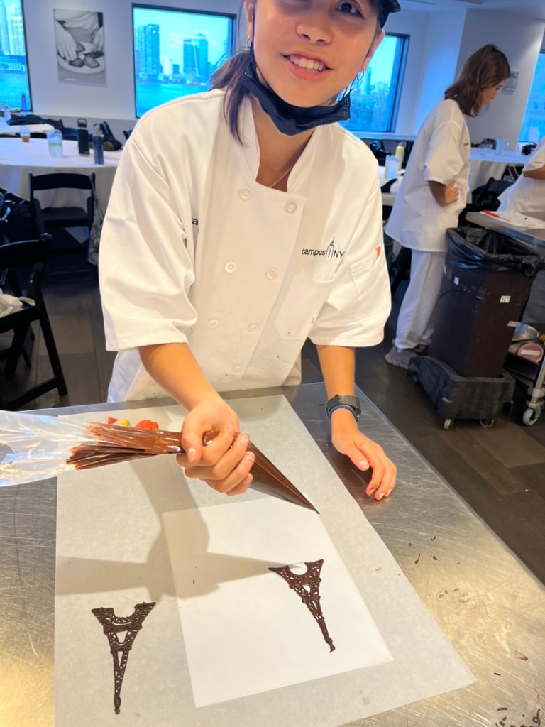 Student demonstrating independence and growth