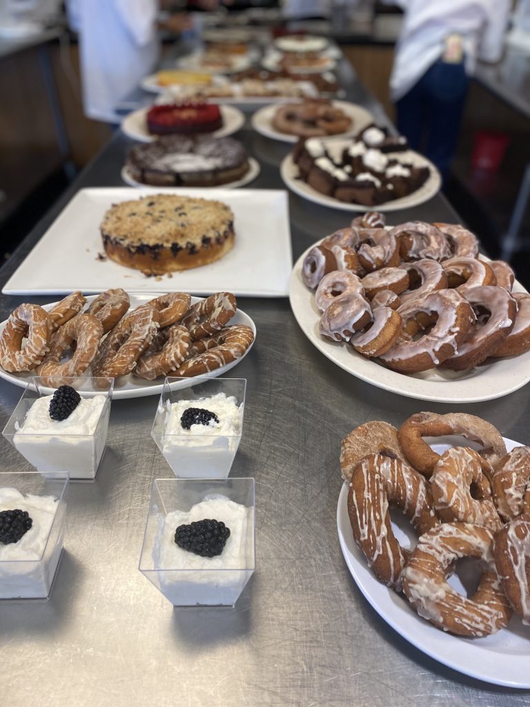 Cooking class pastries are delicious!