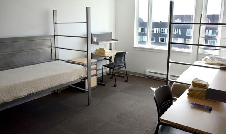 Check out the dorm rooms at our high school chef program in Seattle.
