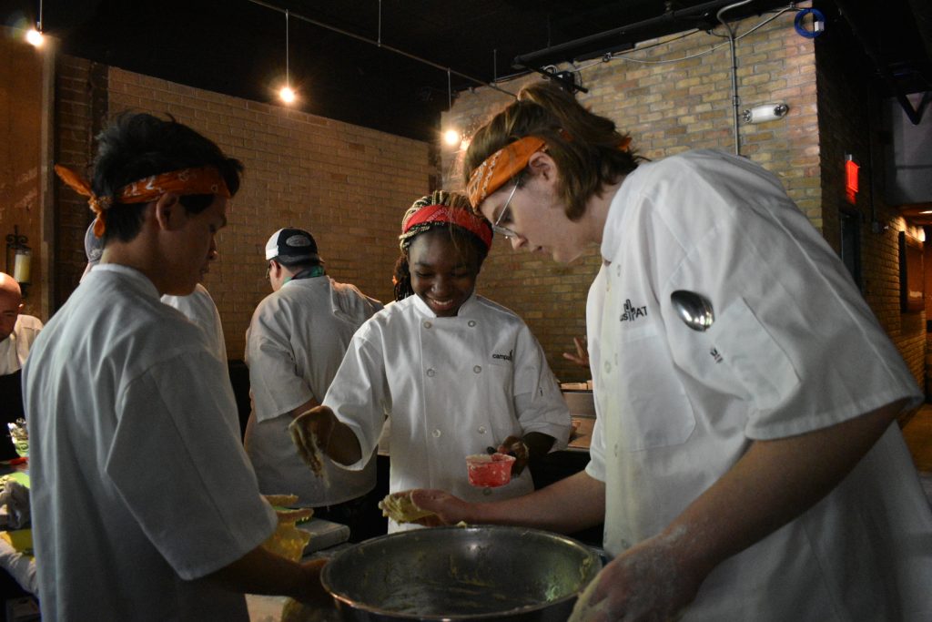 boys at the Washington DC Cooking Camp 2023